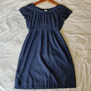 COPY - J. Crew Navy Blue Silk Blend Dress XS